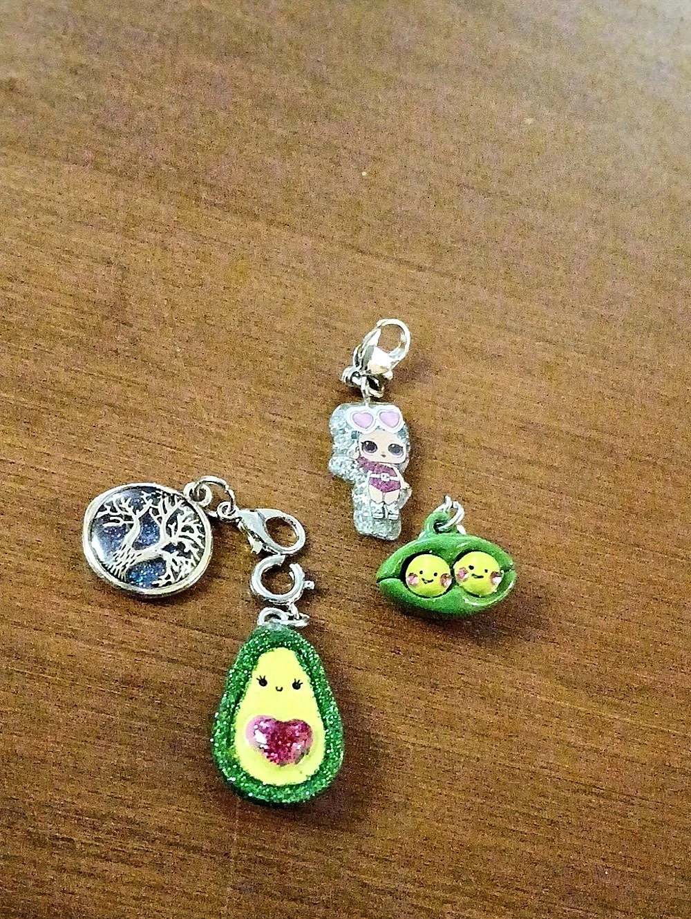 Trendy Novelty Charm Collection , Tree Of Life , MGA LOL Pea Pod